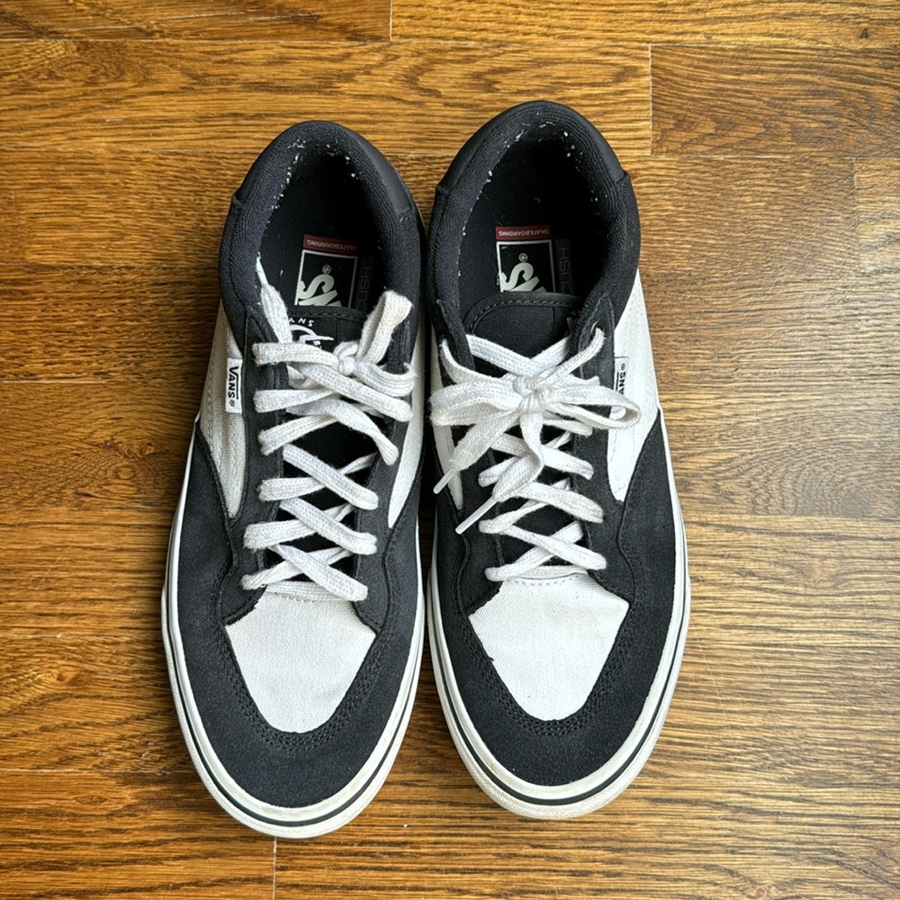 Vans POP CUSH SOLE low  blue/white sneakers.